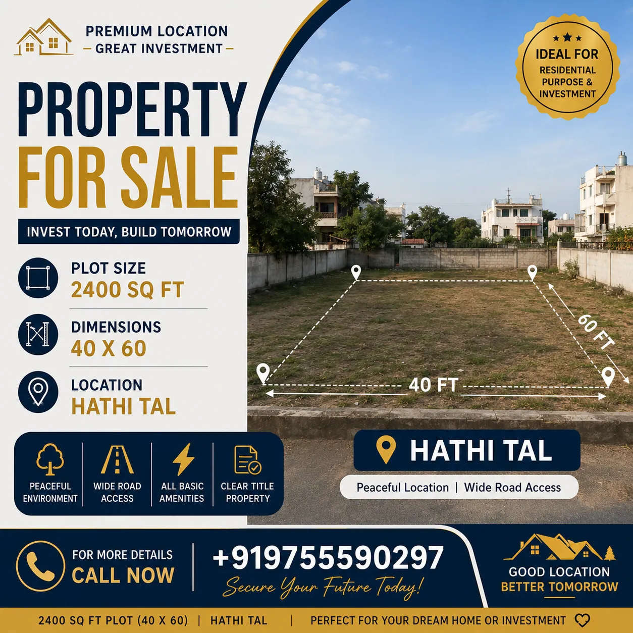 Residential Plot in Hathitaal